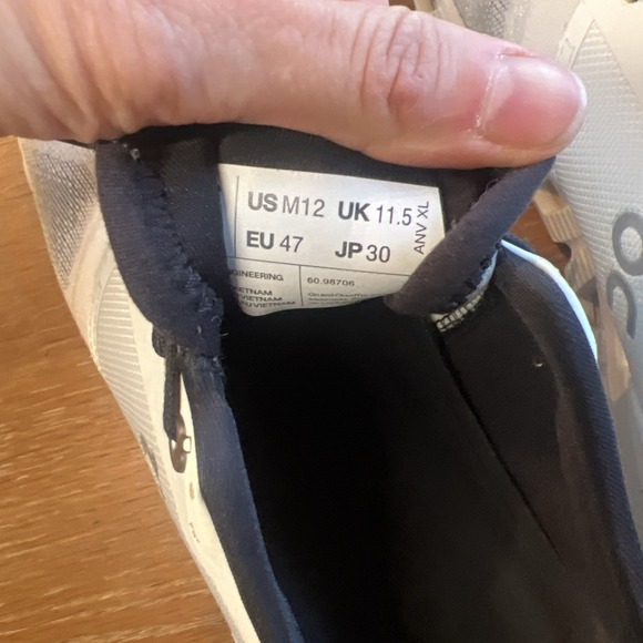 On Cloud X4 Men's Size 12 Running Shoes White - Picture 6 of 9